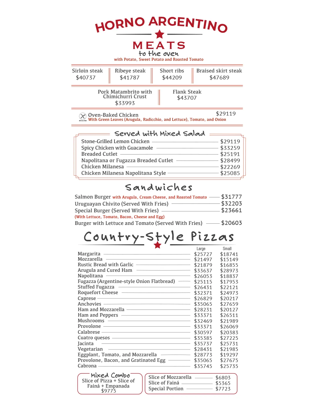 Menu — Page 3