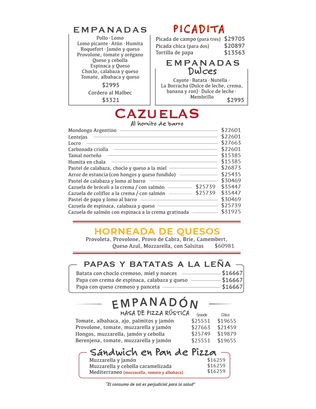 Menú — Página 2
