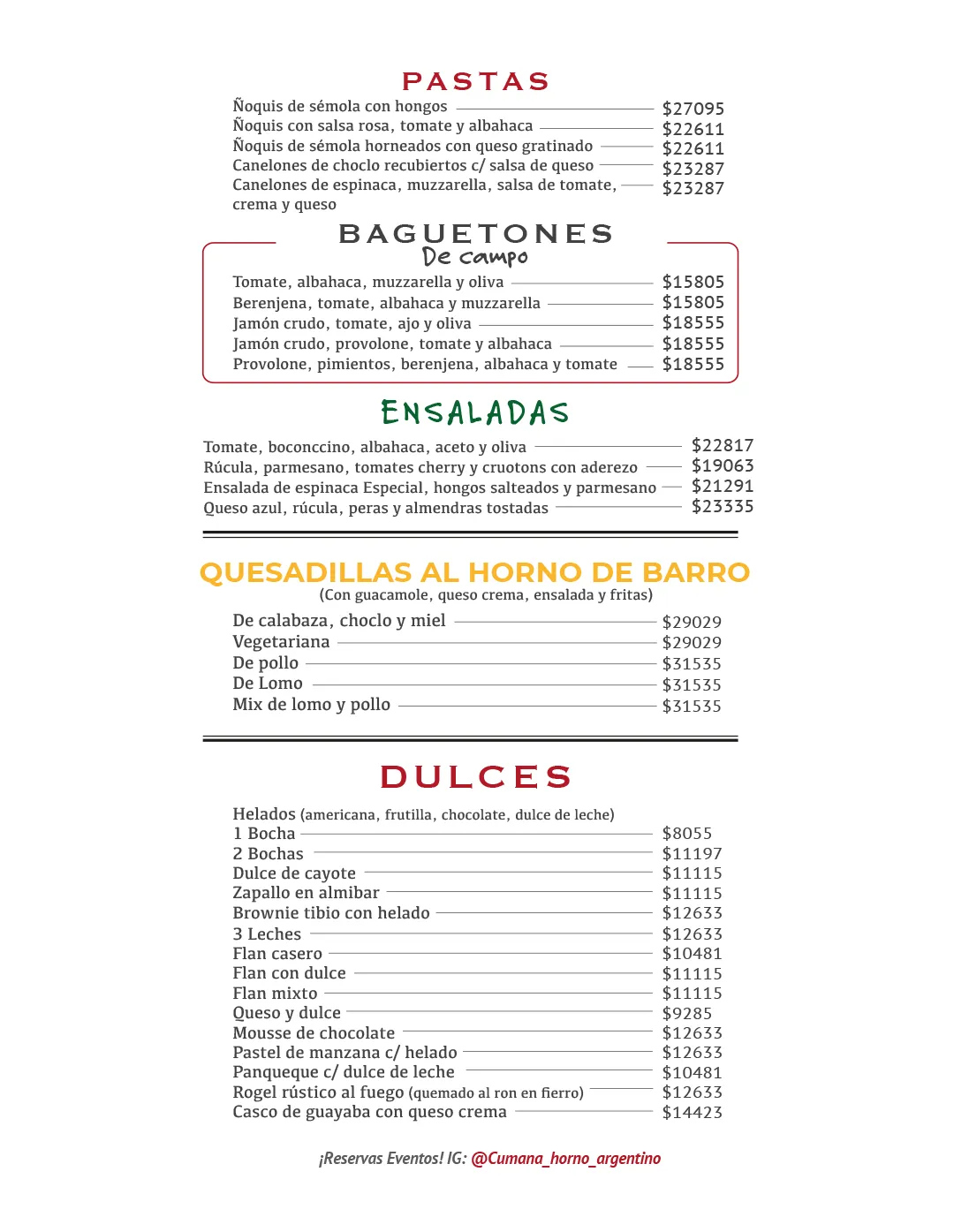 Menú — Página 4